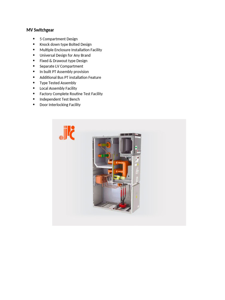 MV Switchgear | PDF