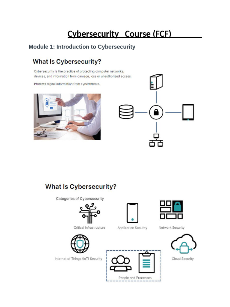 Cybersecurity Course | PDF