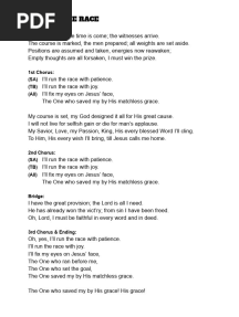 I'll Run The Race - LYRICS