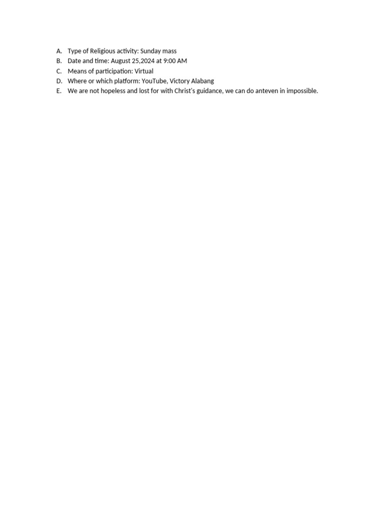Act 3 type of religio wps office pdf