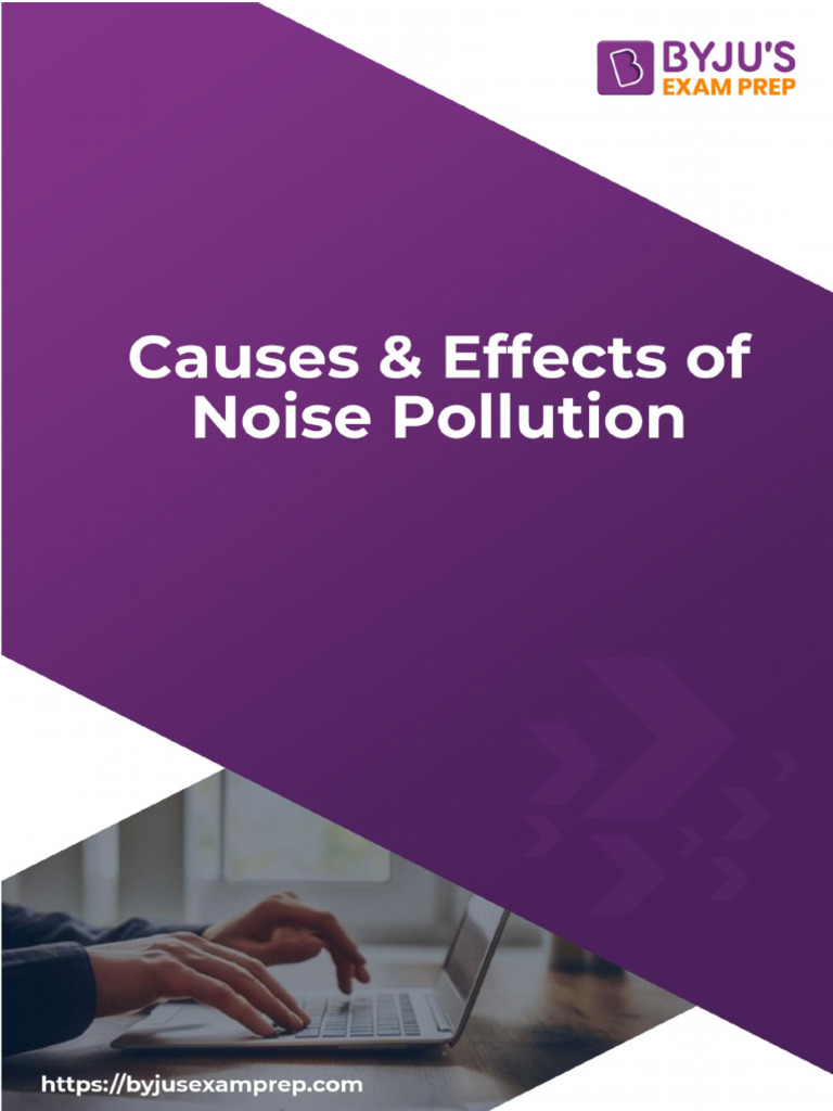 Causes and Effects of Noise Pollution 461695663727246 | PDF