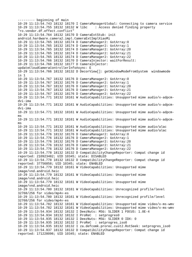 Logcat 1730180634658 | PDF | Software | Computing