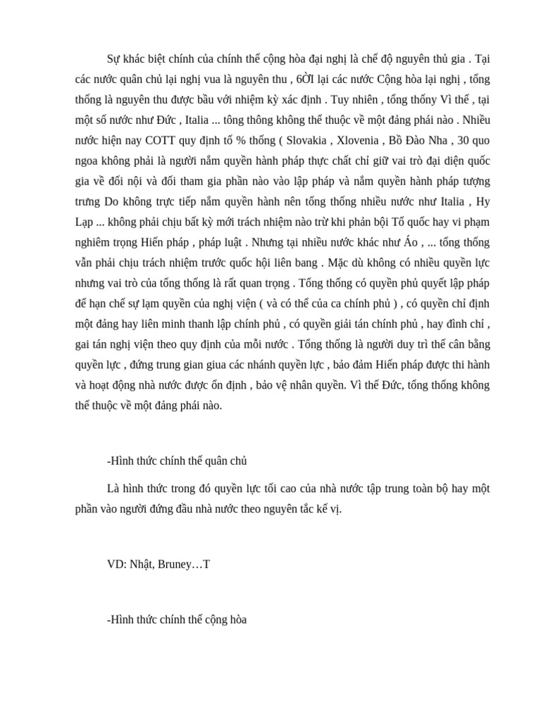 Bản Nháp Tiểu Luận Thể Chế | PDF