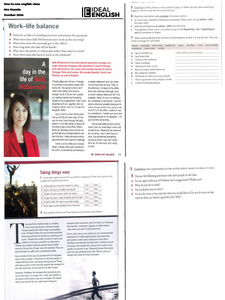 Unit 3-Work-life balance | PDF