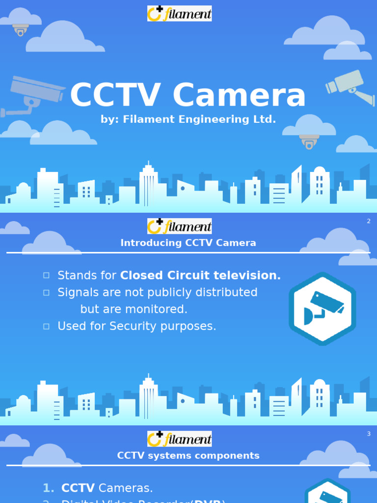 Comprehensive Guide to CCTV Cameras | PDF | Closed Circuit Television ...