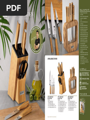 Bg Olive Garden Knife Set-1