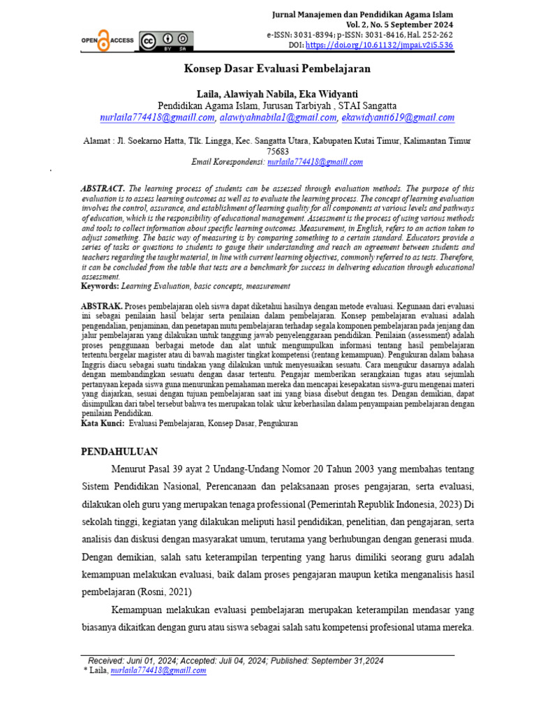 JMPAI-+VOL 2,+NO +5,+SEPTEMBER+2024+hal+252-262 | PDF