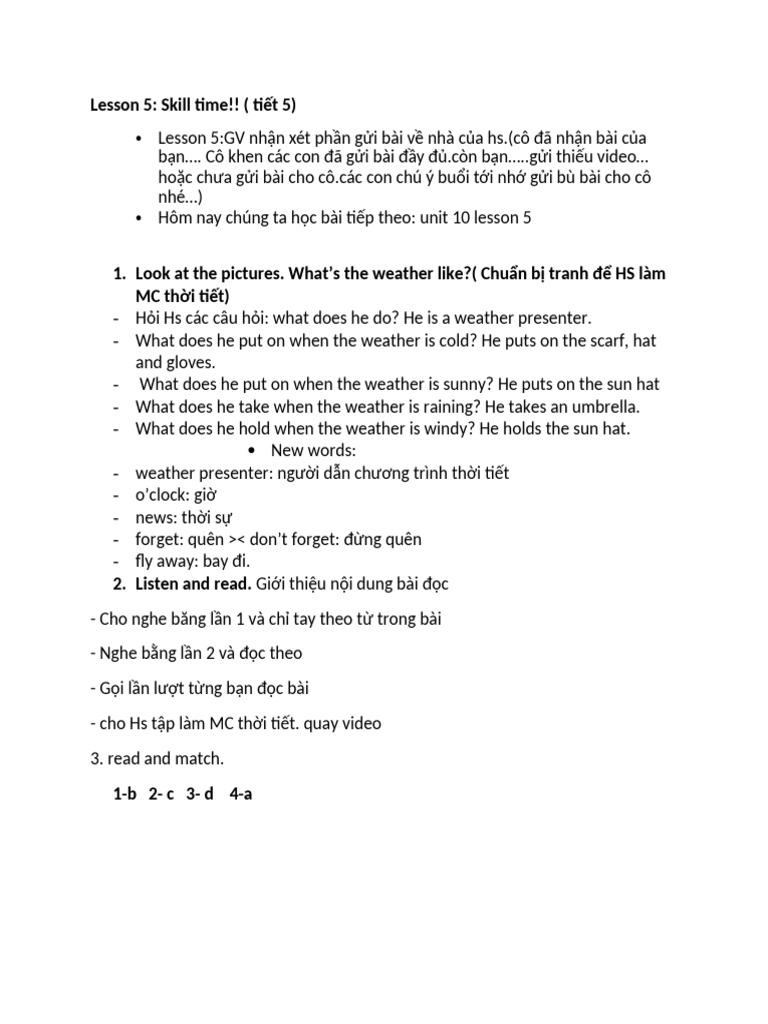 Lesson 5 | PDF