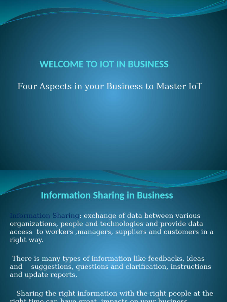 Mastering IoT for Business Efficiency | PDF | Internet Of Things | Internet