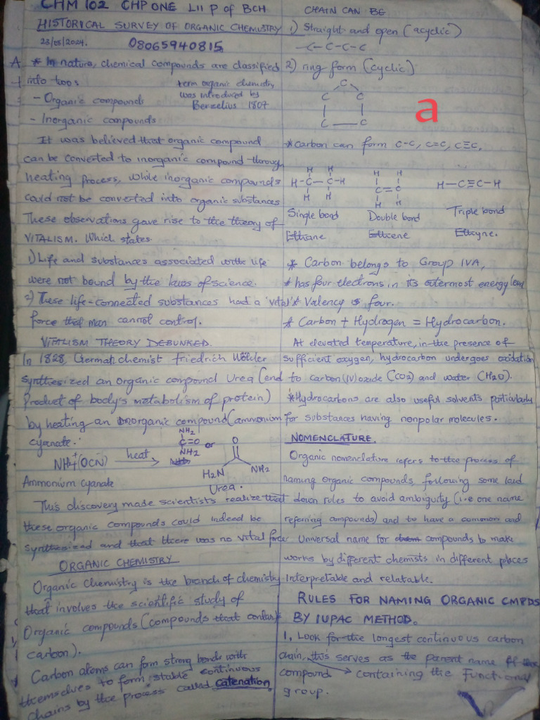 Lil P Of Bch Chm 102 Part A And Part B Pdf
