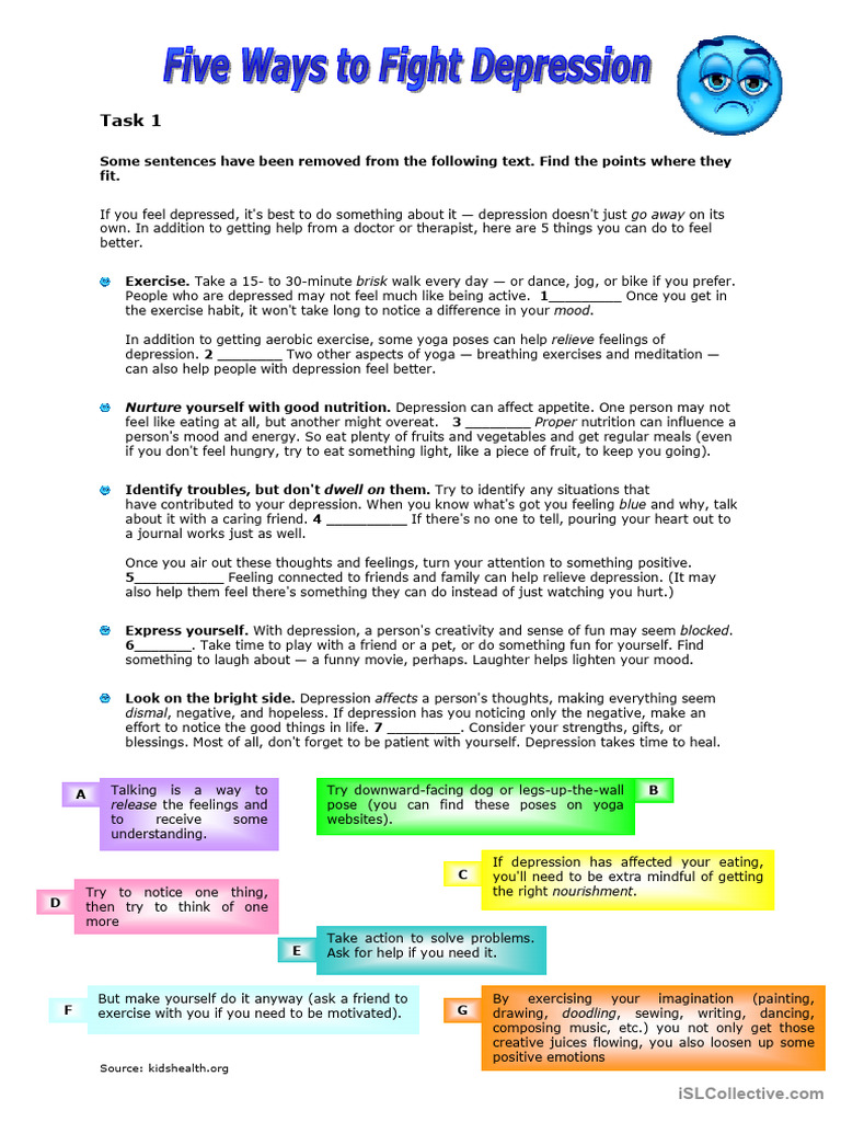 Tips to Improve Bad Moods | PDF | Major Depressive Disorder | Mood ...