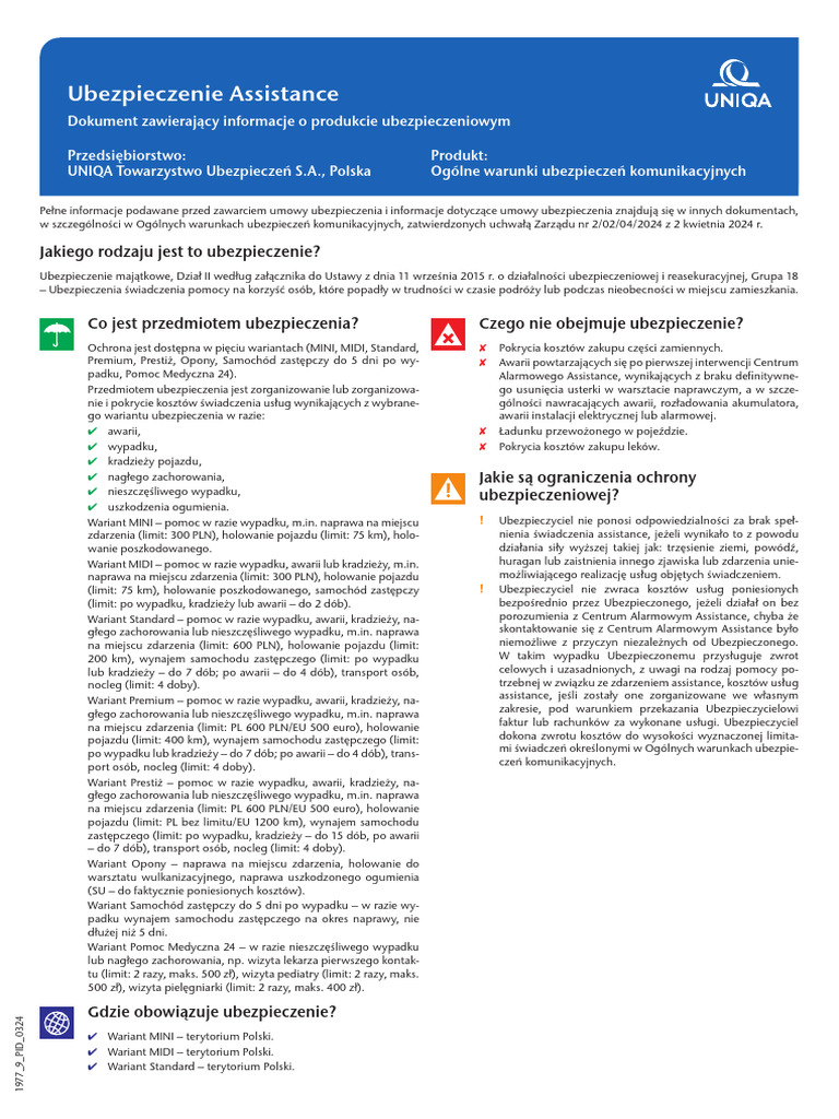 PIDA CP Assistance 2024-04-18 | PDF