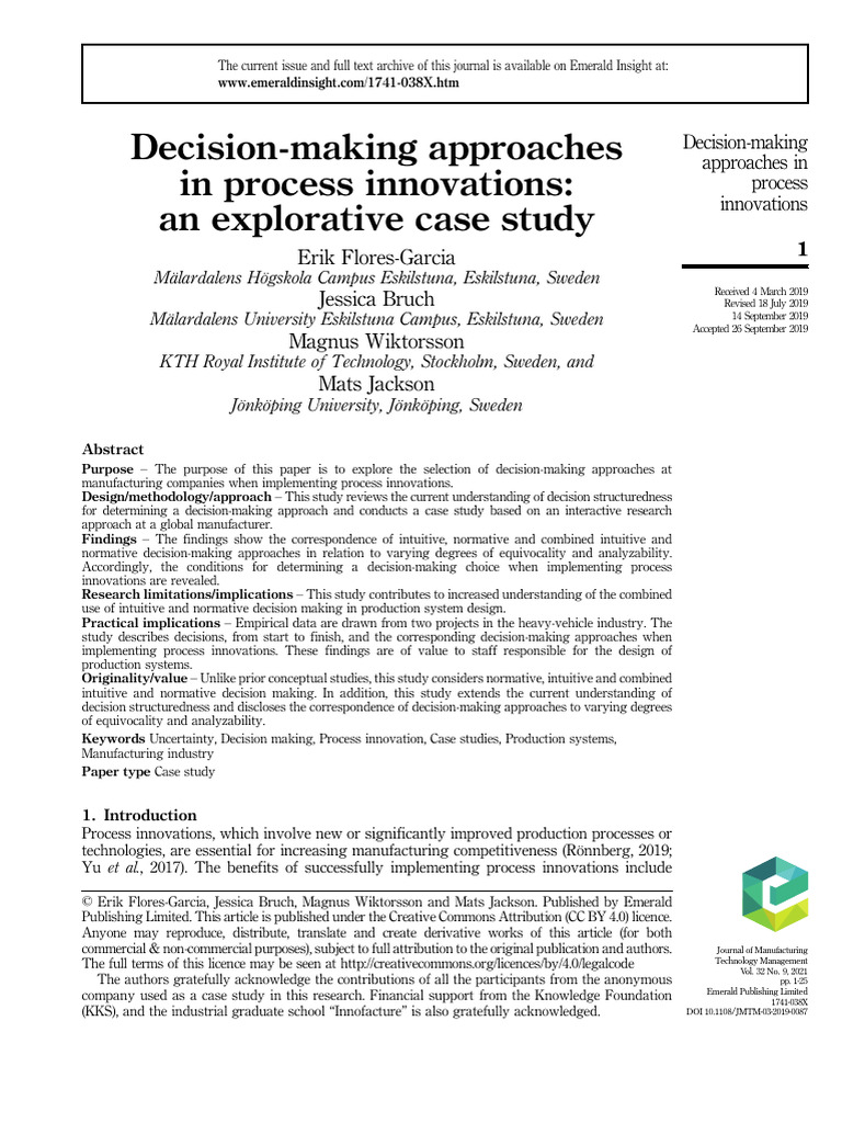 Decision-Making Approaches | PDF | Decision Making | Simulation