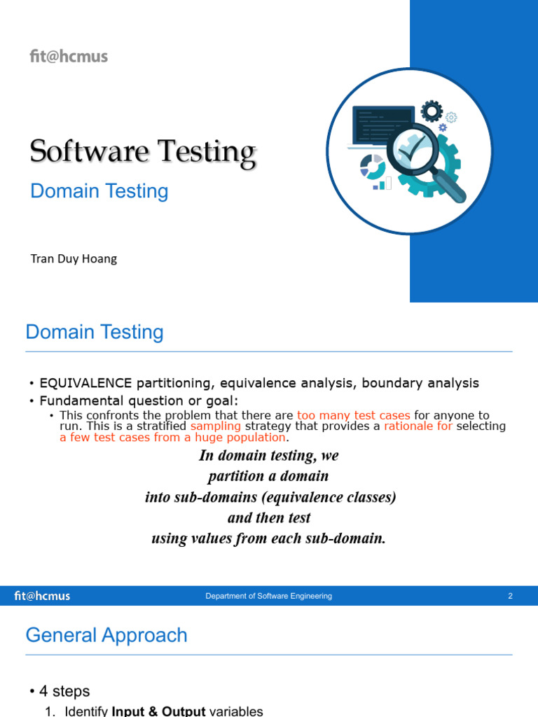 04_Domain Testing | PDF | Software Engineering | Computer Science