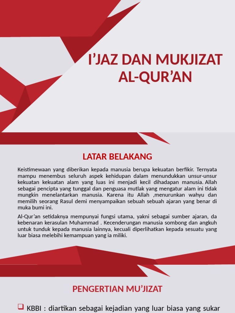Mukjizat Al Qur An (Simpan Otomatis) | PDF