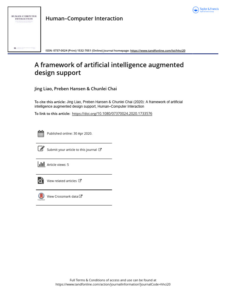 AI-Augmented Design Framework | PDF | Artificial Intelligence ...