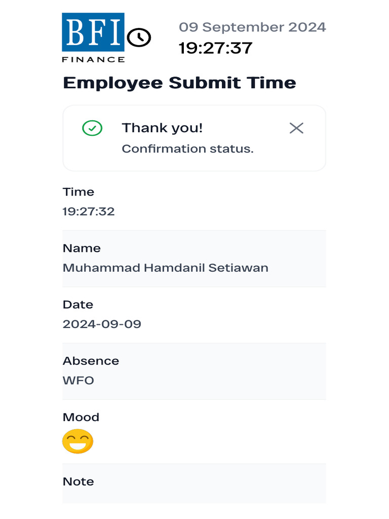 submit on time meaning