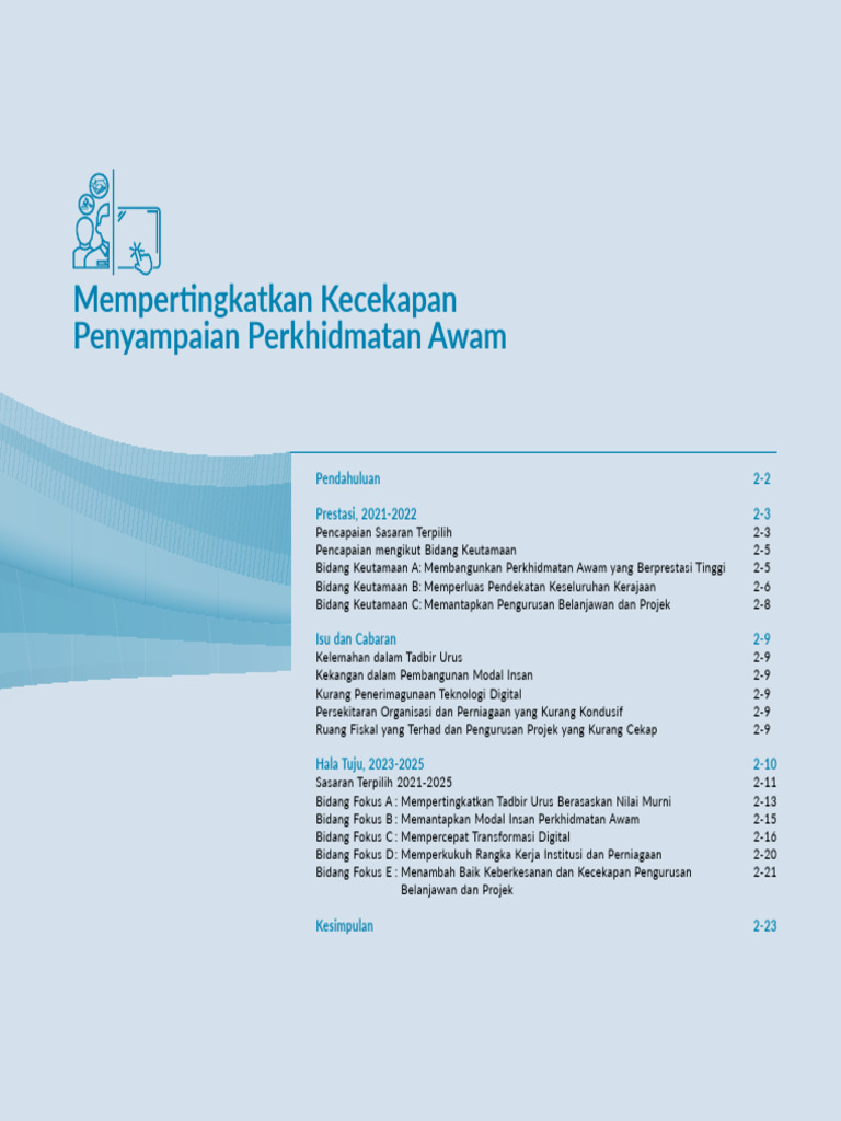 Mempertingkatkan Kecekapan Perkhidmatan Awam | PDF