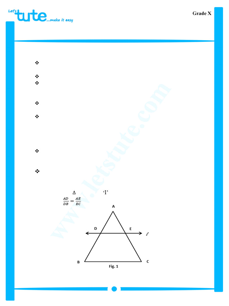 Similarity in Triangles Explained | PDF | Triangle | Mathematics
