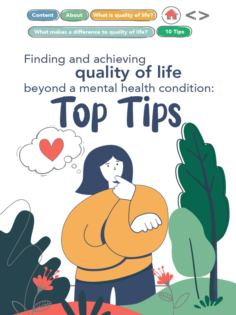 Tips for Mental Health Quality | PDF | Quality Of Life | Mental Health