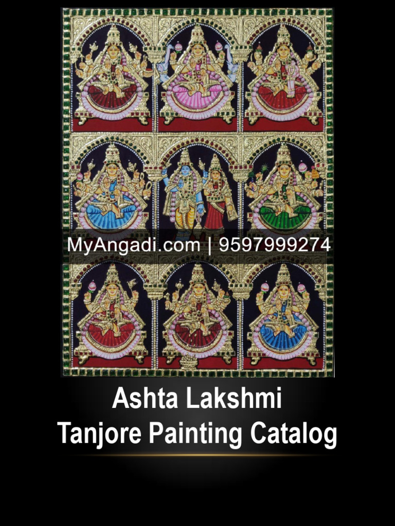 Ashtalakshmi Tanjore Painting | PDF