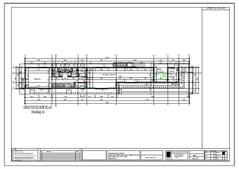 03 - Building A - Ground Floor Plan | PDF | Real Estate | Engineering