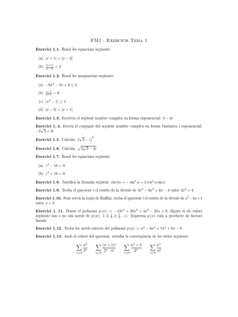 Exercicis tema 1 pdf