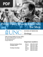 Pelvic Floor Exercises for Men | PDF | Pelvis | Urinary Incontinence