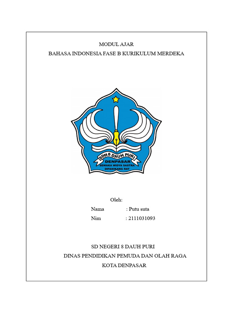 Modul Ajar Bahasa Indonesia SD Kelas III | PDF | Karier & Perkembangan