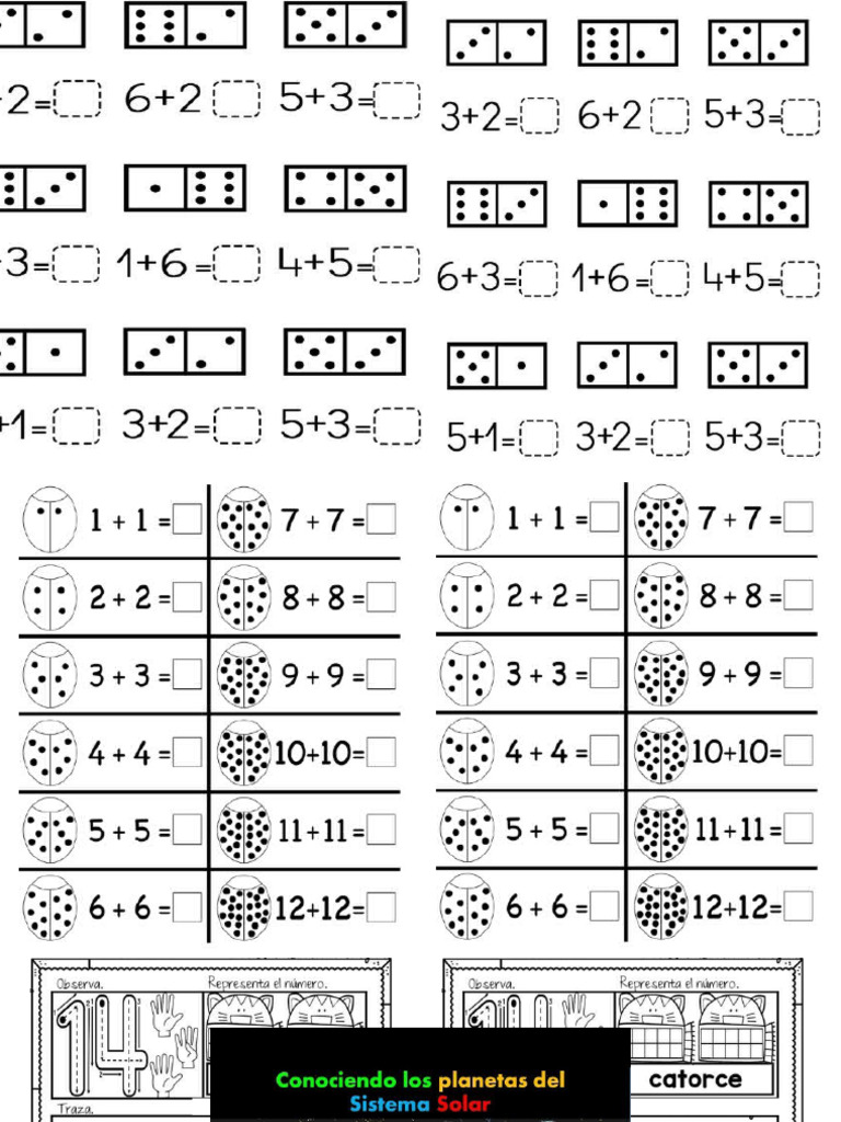 Actividades para Kinder Matemáticas | PDF