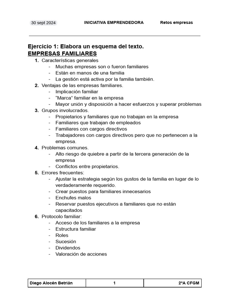 Retos y ventajas de empresas familiares | PDF | Business | Economias