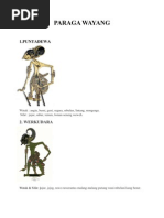 Paraga Wayang