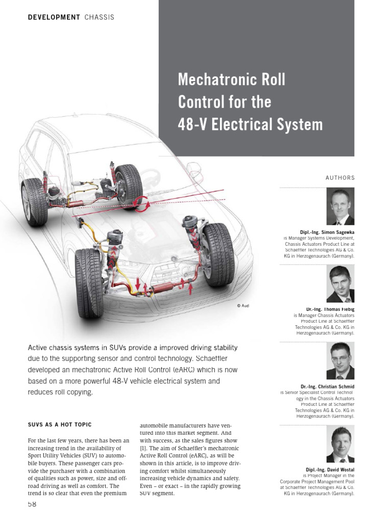 Mechatronic Active Roll Control in SUVs | PDF | Manufactured Goods ...