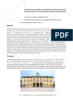 Archeoastronomia Primi Risultati Della Fase Di Validazione Degli Aspetti Archeoastronomici Legati Alle Forme Architettoniche Del Palazzo Pretorio a Terra Del Sole