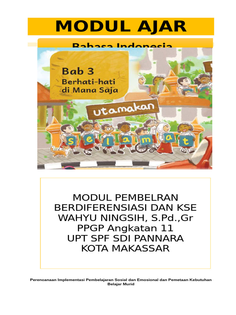 Modul Ajar Bab 3 Bi | PDF | Karier & Perkembangan