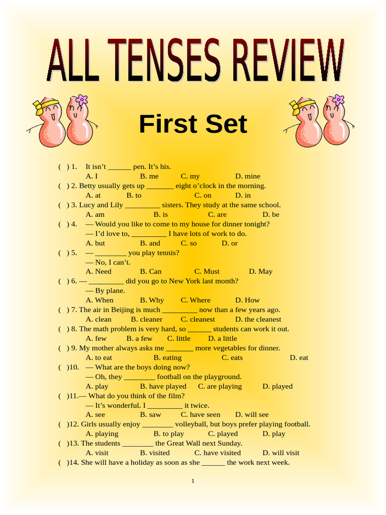 English Grammar Practice Exercises | PDF | Language Arts & Discipline