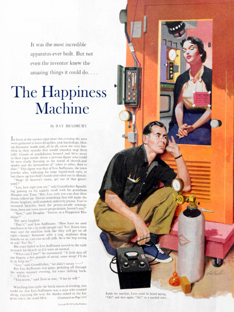 Ray Bradbury the Happiness Machine SEP | PDF