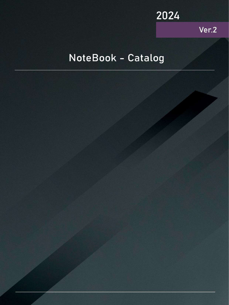 NoteBook Catalog 2024 Ver.2 | PDF | Battery Charger | Books
