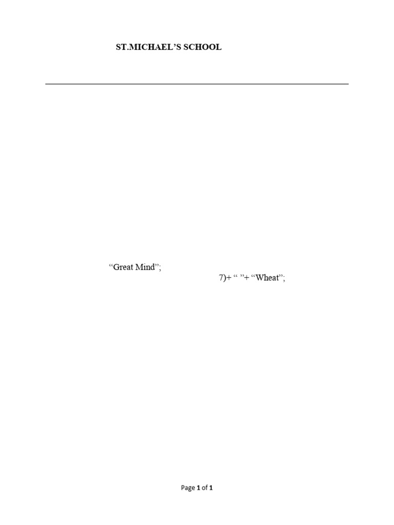 Class 12 Computer Science Unit Test | PDF