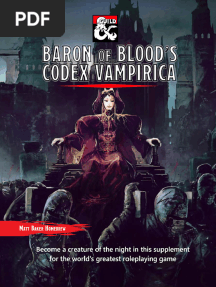 Baron of Blood's Codex Vampirica 5e