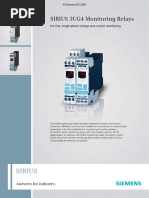 Siemens Monitoring Relays Overview | PDF | Relay | Power (Physics)
