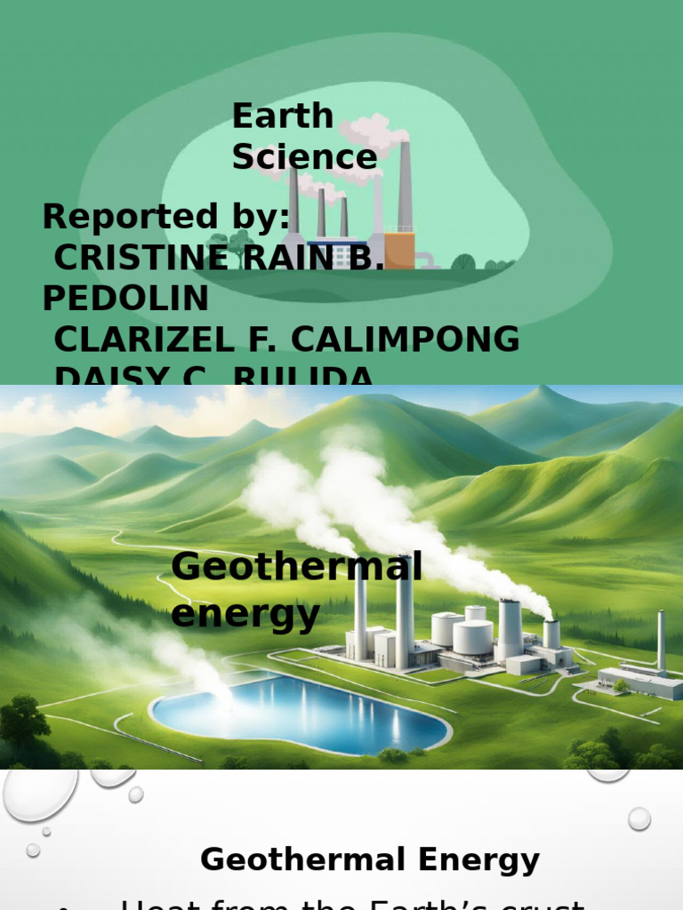 Geothermal Energy Pdf Geothermal Energy Heat