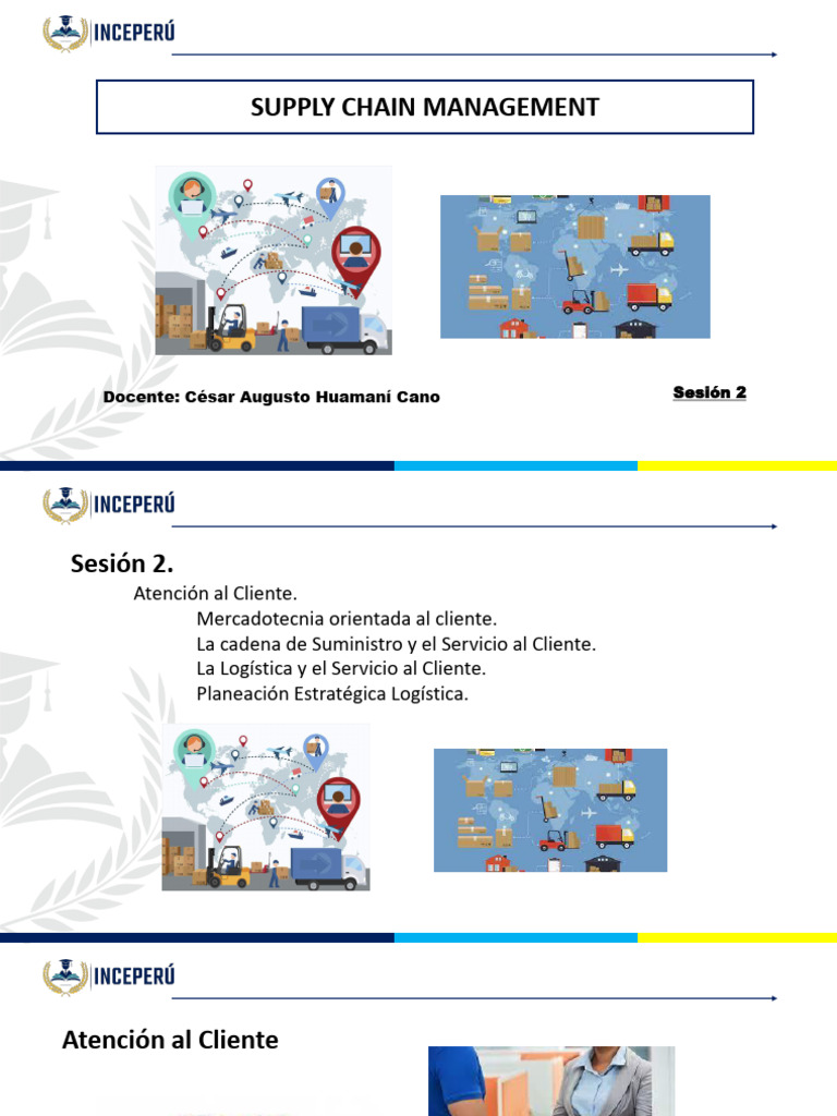 Supply Chain Management - Sesion 2 | PDF | Logística | Cadena de suministro