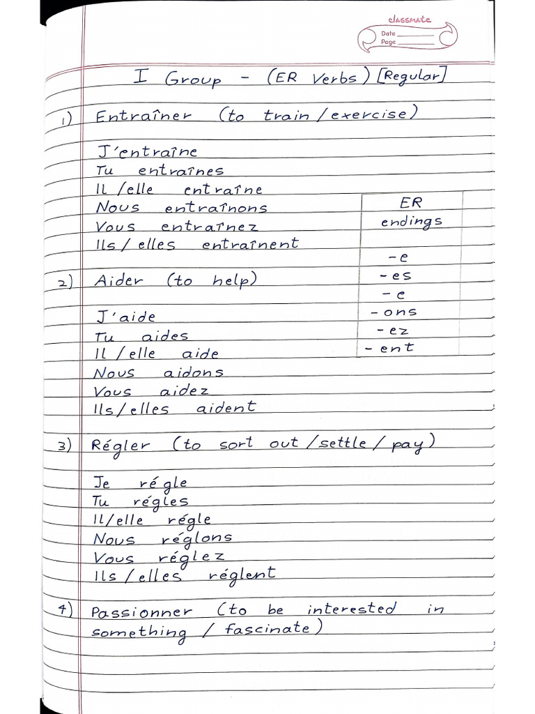 French Notes Lmao | PDF