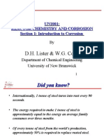 D.H. Lister & W.G. Cook: UN1001: Reactor Chemistry and Corrosion Section 1: Introduction To Corrosion