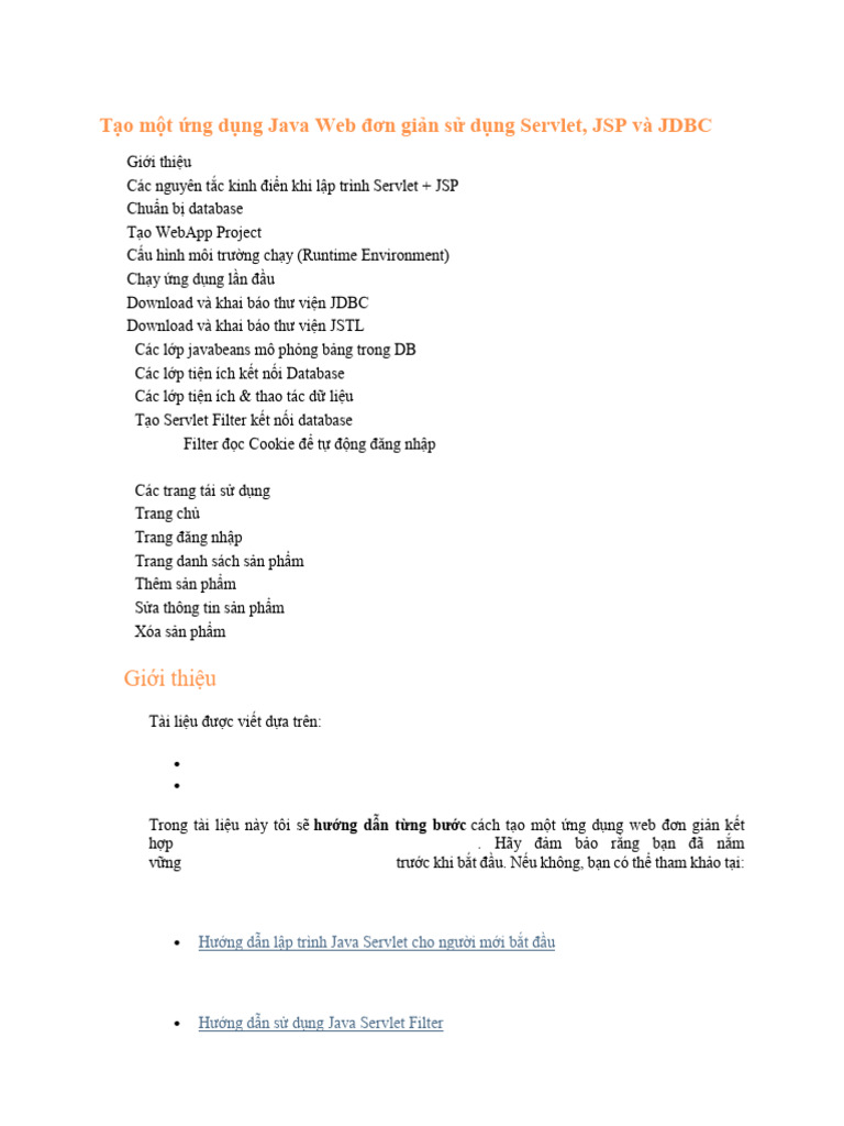 10 - CRUD Java Web S D NG Servlet | PDF