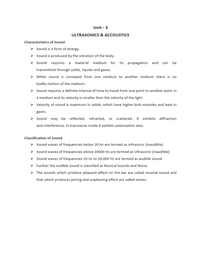Ultrasonics: Principles and Applications | PDF | Piezoelectricity | Sound
