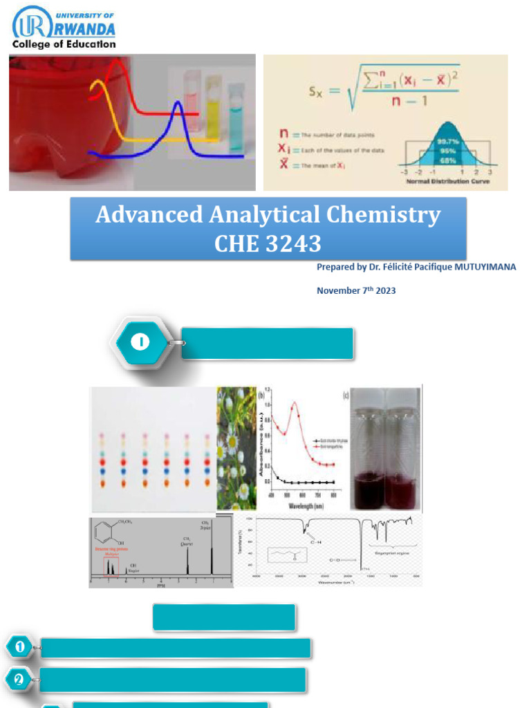 Advanced Analytical Chemistry - Chromatography 20231205 | PDF ...