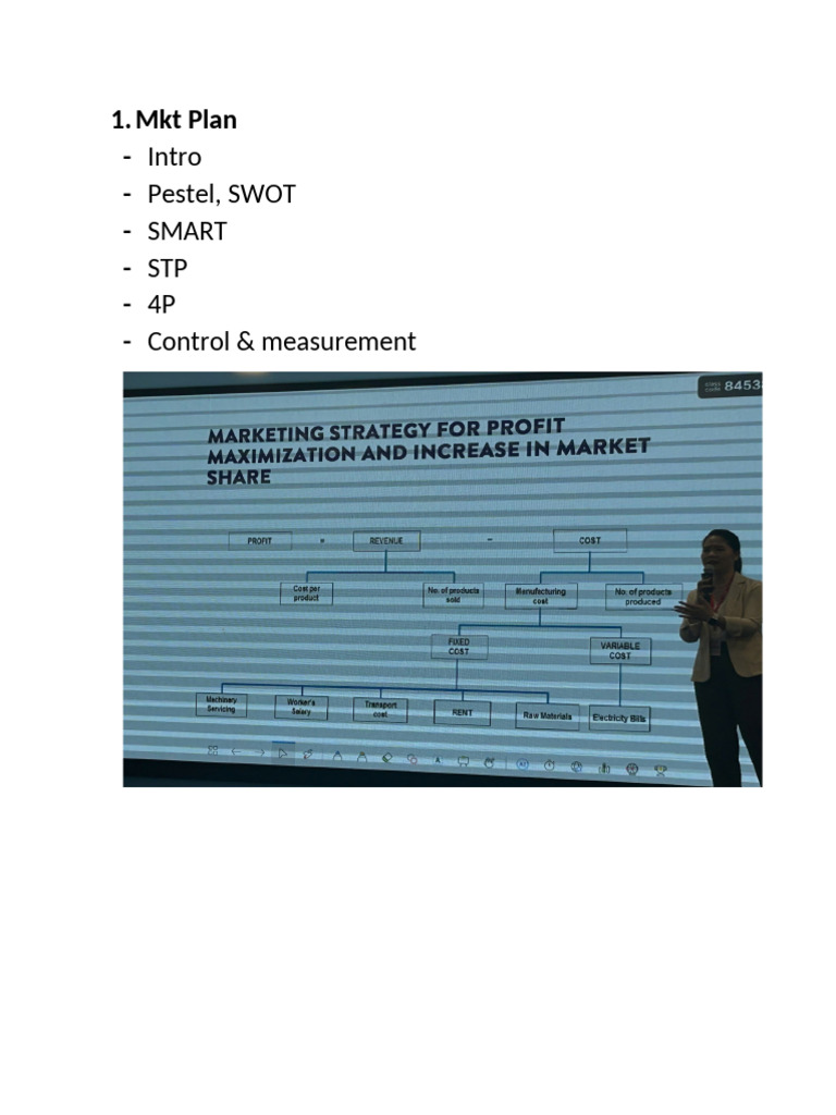MKT Plan | PDF