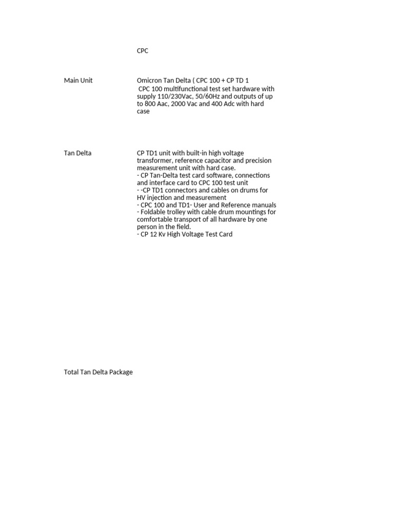 Trax CPC comparison | PDF | Transformer | Electrical Impedance